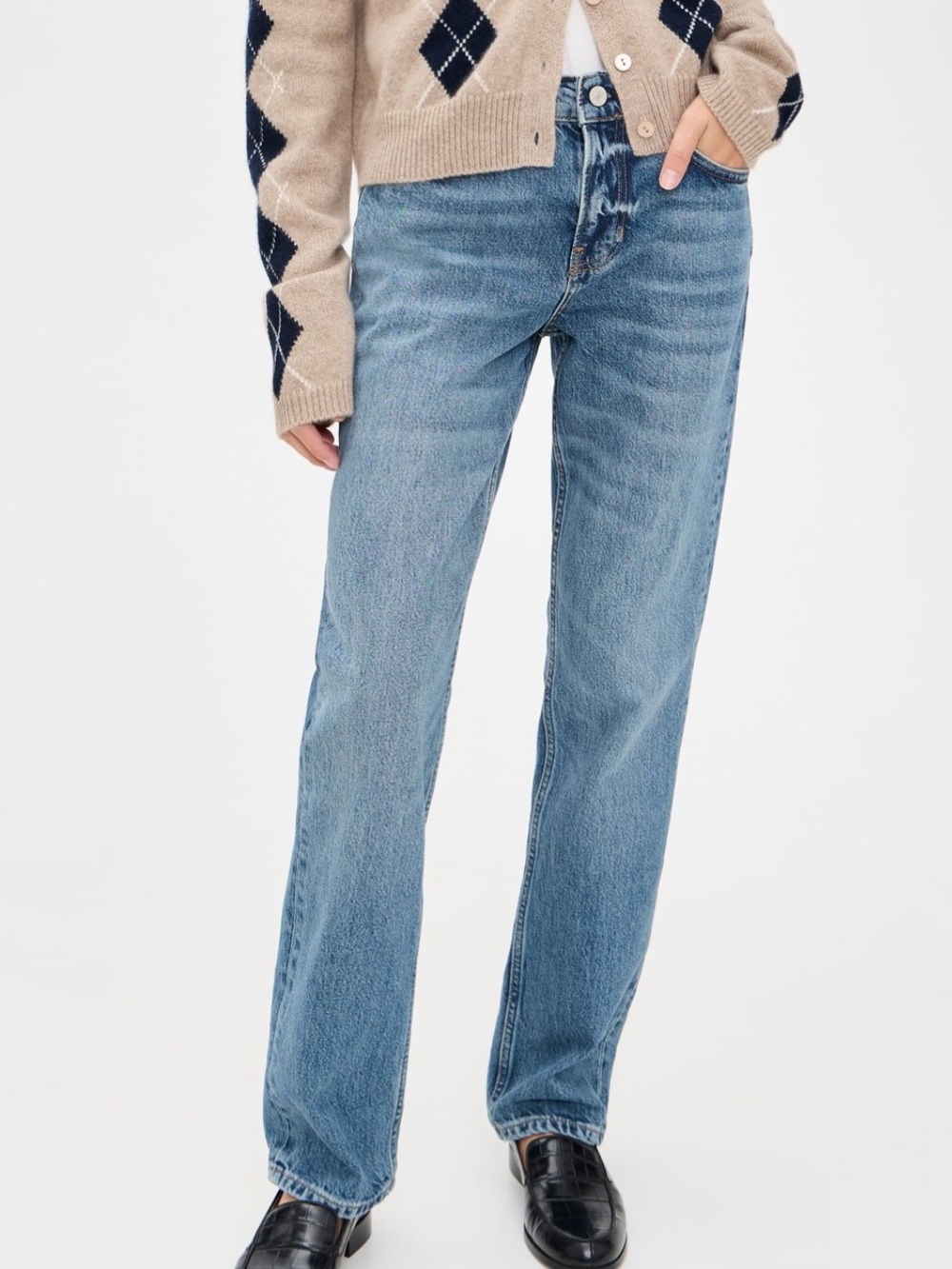 Reformation Greer Mid Rise Straight Jeans NWT Size 23